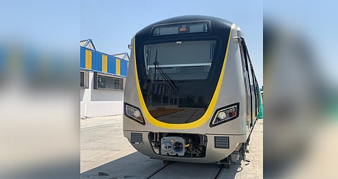 Yellow Line Metro Rail