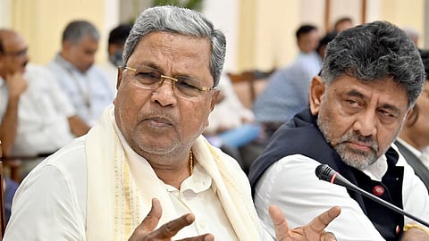 ಬಜೆಟ್ ಮಂಡನೆ ನಂತರ ಸುದ್ದಿಗೋಷ್ಠಿಯಲ್ಲಿ ಮಾತನಾಡಿದ ಸಿಎಂ ಸಿದ್ದರಾಮಯ್ಯ, ಡಿಸಿಎಂ ಡಿ ಕೆ ಶಿವಕುಮಾರ್