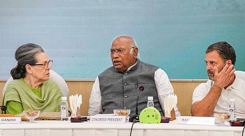 ಸೋನಿಯಾ, ಖರ್ಗೆ, ರಾಹುಲ್