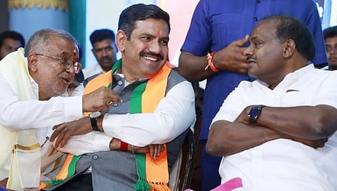 ಮೈಸೂರಿನಲ್ಲಿ ವಿಜಯೇಂದ್ರ ಮತ್ತು ಎಚ್ ಡಿಕೆ