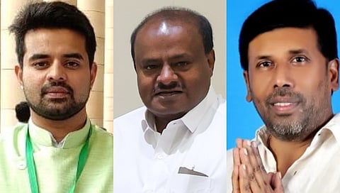 ಪ್ರಜ್ವಲ್ ರೇವಣ್ಣ, ಕುಮಾರಸ್ವಾಮಿ, ಮಲ್ಲೇಶ್ ಬಾಬು