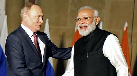 ರಷ್ಯಾ ಅಧ್ಯಕ್ಷ ವ್ಲಾಡಿಮಿರ್ ಫುಟಿನ್, ಪ್ರಧಾನಿ ಮೋದಿ