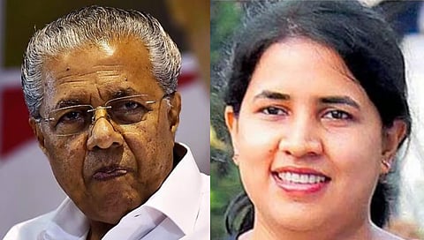 ಕೇರಳ ಸಿಎಂ ಪಿಣರಾಯಿ ವಿಜಯನ್ - ಪುತ್ರಿ ವೀಣಾ ವಿಜಯನ್