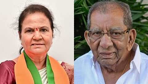 ಗಾಯತ್ರಿ ಸಿದ್ದೇಶ್ವರ - ಶಾಮನೂರು ಶಿವಶಂಕರಪ್ಪ
