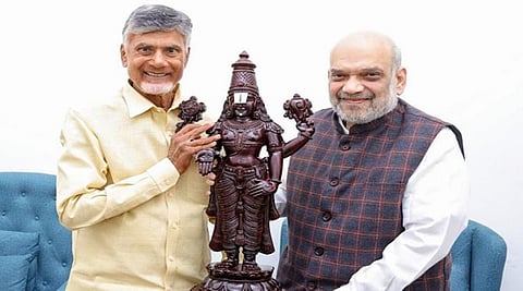 ಎನ್.ಚಂದ್ರಬಾಬು ನಾಯ್ಡು, ಅಮಿತ್ ಶಾ