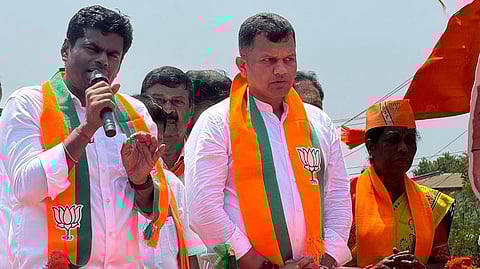 ಮಂಗಳೂರಿನಲ್ಲಿ ದಕ್ಷಿಣ ಕನ್ನಡ ಅಭ್ಯರ್ಥಿ ಕ್ಯಾ.ಬ್ರಿಜೇಶ್ ಪರ ಪ್ರಚಾರ ನಡೆಸಿದ ಕೆ ಅಣ್ಣಾಮಲೈ