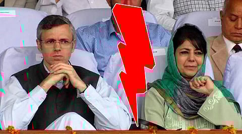 Mehbooba Mufti-Omar Abdullah
