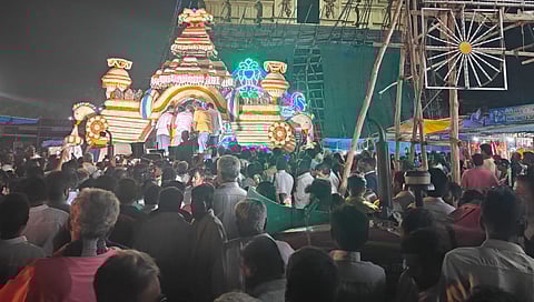 ಚಿಕ್ಕ ತಿರುಪತಿಯಲ್ಲಿ ಪಲ್ಲಕ್ಕಿ ಉತ್ಸವ