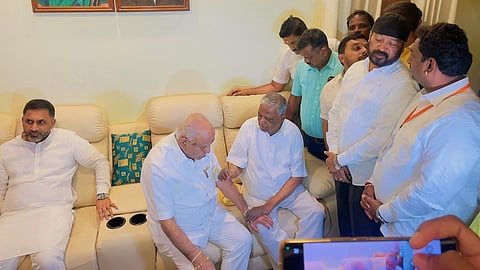 BS Yediyurappa Meets Srinivas Prasad