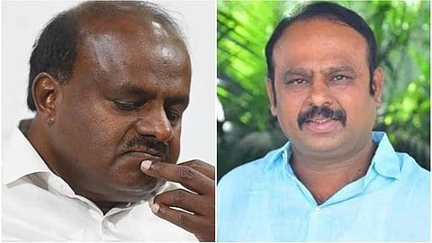 ಹೆಚ್ ಡಿ ಕುಮಾರಸ್ವಾಮಿ, ಶಾಸಕ ಕದಲೂರು ಉದಯ್(ಸಂಗ್ರಹ ಚಿತ್ರ)