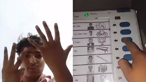 UP Teen Voting 8 Times For BJP Candidate