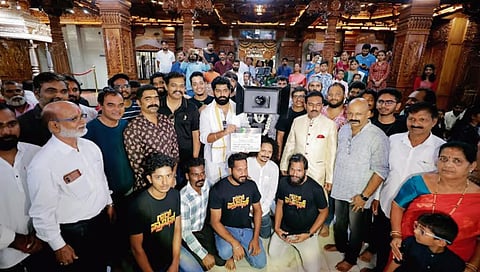 ಆನೆಗುಡ್ಡೆ ಗಣಪತಿ ದೇಗುಲದಲ್ಲಿ ಸೆಟ್ಟೇರಿದ 'ಗಾಡ್ ಪ್ರಾಮಿಸ್'; ಪ್ರಮೋದ್ ಶೆಟ್ಟಿ-ರವಿ ಬಸ್ರೂರು ಸಾಥ್.