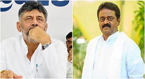 ಶಾಸಕ ಮುನಿರಾಜು ಹಾಗೂ ಡಿಕೆ.ಶಿವಕುಮಾರ್ (ಸಂಗ್ರಹ ಚಿತ್ರ)