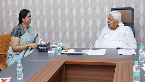 ಲಕ್ಷ್ಮೀ ಹೆಬ್ಬಾಳ್ಕರ್,ಎಚ್.ಕೆ.ಪಾಟೀಲ್