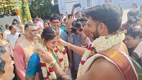 ಶ್ರುತಿ ರಘುನಾಥನ್ರೊಂದಿಗೆ ದಾಂಪತ್ಯ ಜೀವನಕ್ಕೆ ಕಾಲಿಟ್ಟ ಕ್ರಿಕೆಟಿಗ ವೆಂಕಟೇಶ್ ಅಯ್ಯರ್!