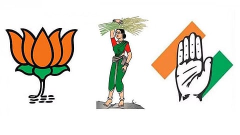 ಬಿಜೆಪಿ-ಜೆಡಿಎಸ್-ಕಾಂಗ್ರೆಸ್
