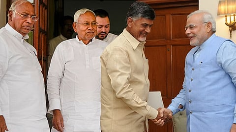 Nitish Kumar and Chandrababu Naidu have been contacted by INDIA Alliance