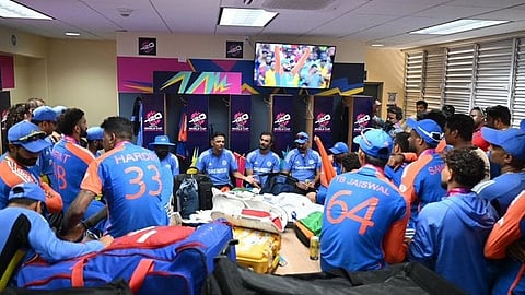 Team India In Barbados