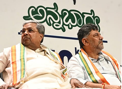 ಮುಖ್ಯಮಂತ್ರಿ ಸಿದ್ದರಾಮಯ್ಯ ಮತ್ತು ಡಿಸಿಎಂ ಡಿ ಕೆ ಶಿವಕುಮಾರ್