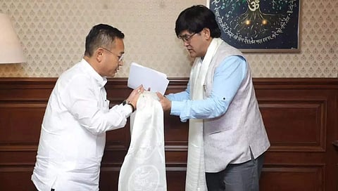 Tenzing Norbu Lamtha, the lone Sikkim Democratic Front MLA on Wednesday joined the ruling Sikkim Krantikari Morcha