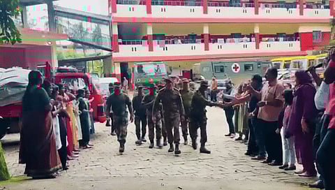 Emotional send off to Indian Army In Wayanad
