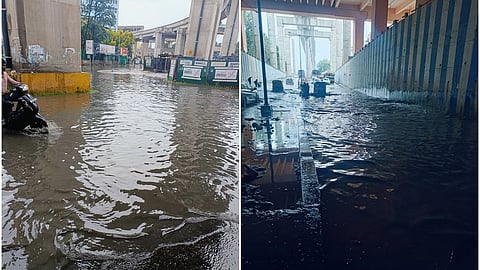 ಬೆಂಗಳೂರಿನಲ್ಲಿ ಮಳೆಯಿಂದ ರಸ್ತೆಯಲ್ಲಿ ಉಂಟಾಗಿರುವ ಪರಿಸ್ಥಿತಿ