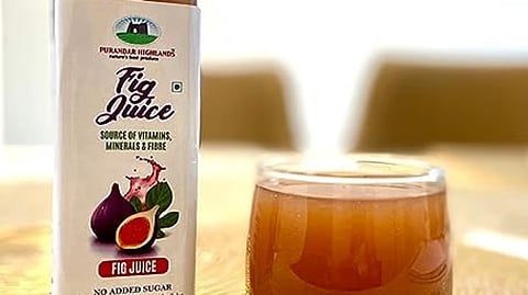 ಅಂಜೂರ ಹಣ್ಣಿನ ರಸದ ಪ್ಯಾಕೆಟ್