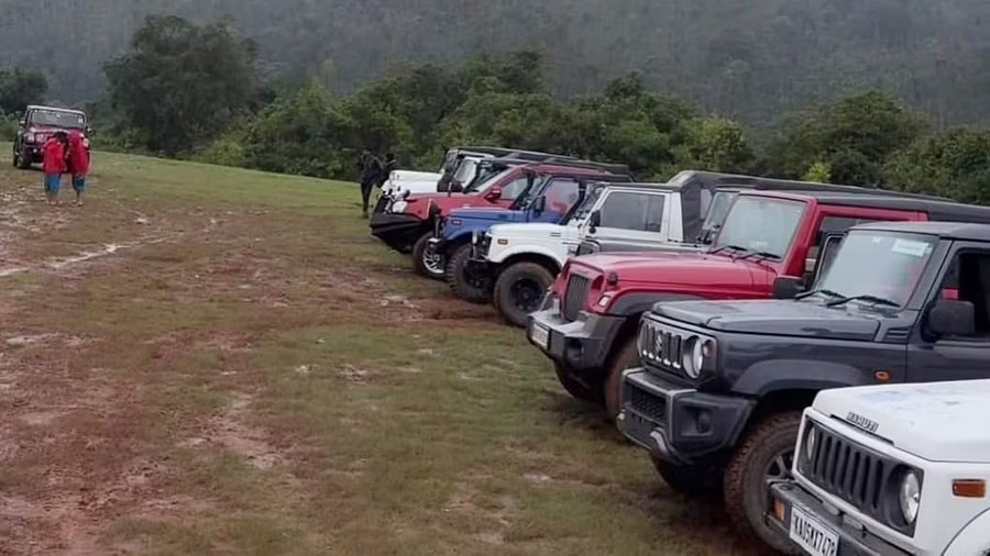 4-wheel-drive rally in the Ettinabhuja forest