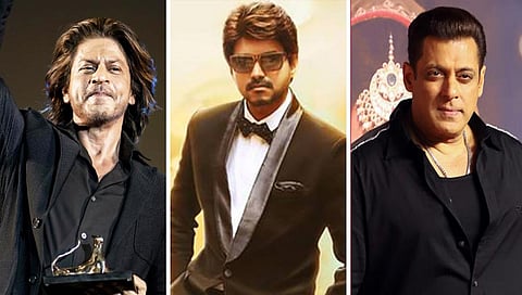 ಶಾರೂಕ್ ಖಾನ್, ವಿಜಯ್, ಸಲ್ಮಾನ್ ಖಾನ್