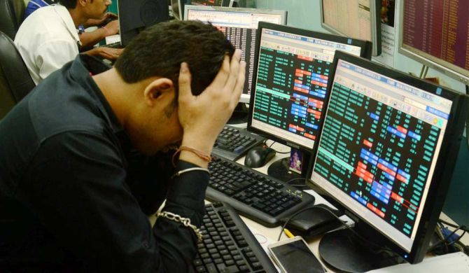 Sensex tumbled