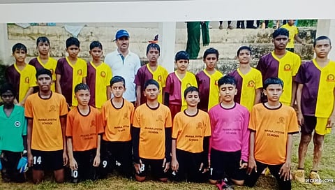 students of Karnataka Public School in Nellihudikeri have made it to the Karnataka U-14 Football team