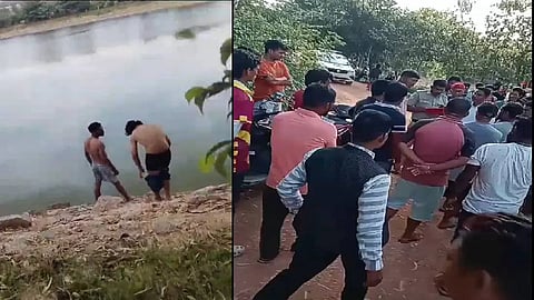 ಘಟನಾ ಸ್ಥಳದಲ್ಲಿ ಪೊಲೀಸರು