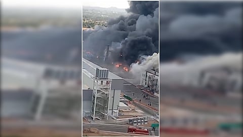 Fire broke out at Tata Electronics Private Limited facility