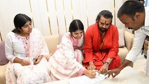 ಪವನ್ ಕಲ್ಯಾಣ್ ಹಾಗೂ ಪುತ್ರಿ