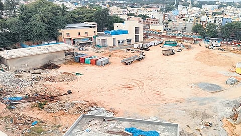 ಶಿವಾಜಿನಗರ ಮೆಟ್ರೋ ನಿಲ್ದಾಣ ಕಾಮಗಾರಿ
