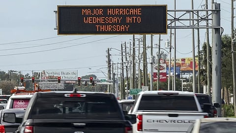 ಫ್ಲೋರಿಡಾಗೆ ಇಂದು-ನಾಳೆ ಅಪ್ಪಳಿಸಲಿರುವ 'ಮಿಲ್ಟನ್' ಚಂಡಮಾರುತ: ಮುನ್ನೆಚ್ಚರಿಕೆ ಘೋಷಣೆ