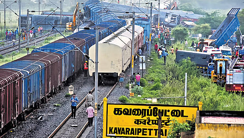 ರೈಲು ಅಪಘಾತದ ಚಿತ್ರ