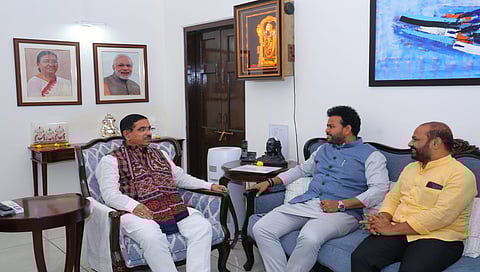 Pralhad Joshi Meets Civil Aviation Minister Rama Mohan Naidu