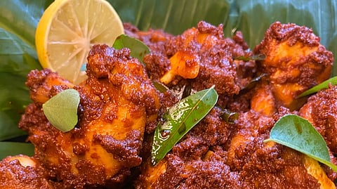 Chicken ghee roast