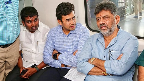 ತೇಜಸ್ವಿ ಸೂರ್ಯ - ಡಿ ಕೆ ಶಿವಕುಮಾರ್