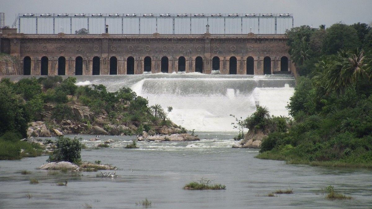 Cauvery water ends up in sea