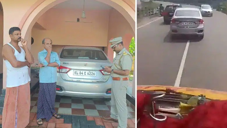 Car owner blocking an ambulance