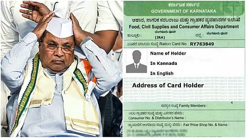 siddaramaiah- BPL card