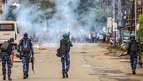 Casual Image of Manipur violence
