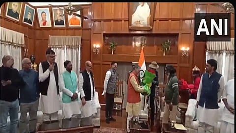 Hemant Soren tendered his resignation to the Governor