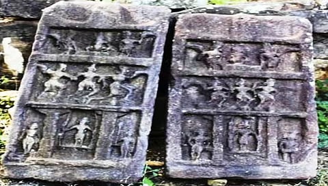 Rare burning swing sacrificial monuments found