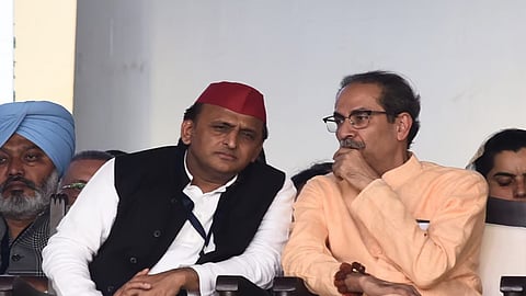 SP leader Akhilesh yadav- Uddhav Thackeray