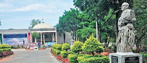 Nagaloka Shilpavana on Jnana Bharathi campus features 21 statues of those who shaped Dr BR Ambedkar’s philosophy