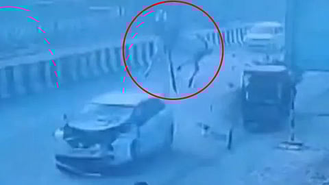 Car Rams Buggy On UP Highway
