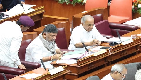 Dk Shivakumar in assembly